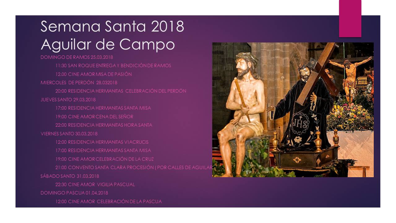 Semana Santa en Aguilar de Campoo 2018 Aguilar de Campoo